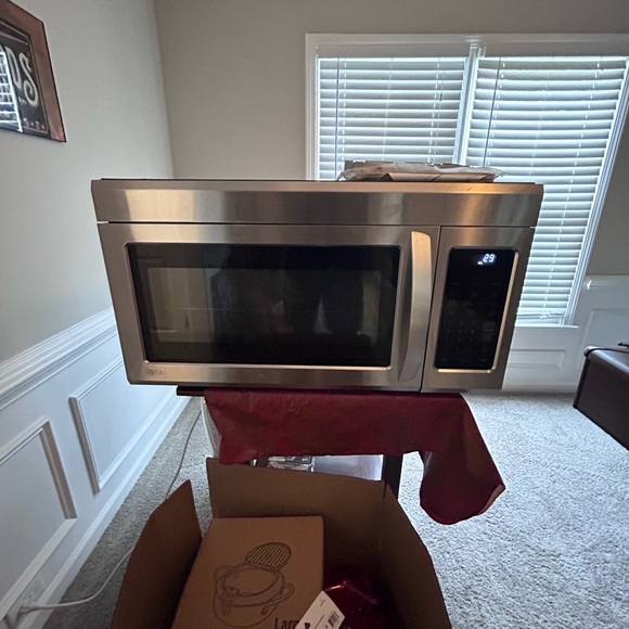 LG branded microwave